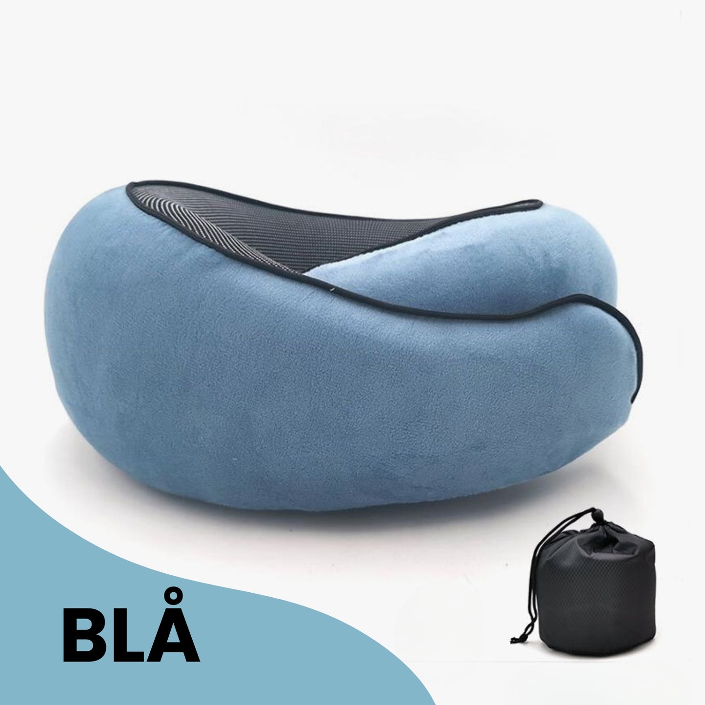FlyPillow™ – Ergonomisk nakkepude med 360° støtte til nakke, hage & hoved