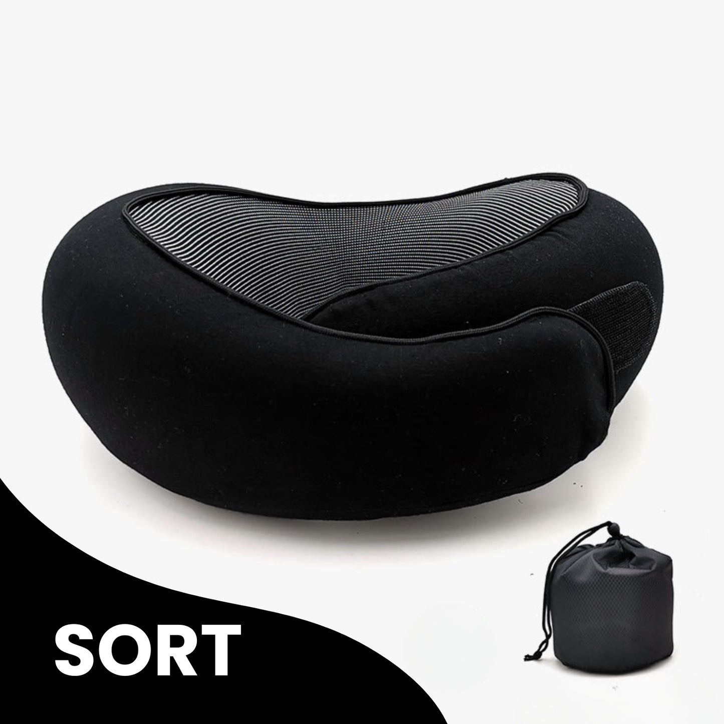 FlyPillow™ – Ergonomisk nakkepude med 360° støtte til nakke, hage & hoved