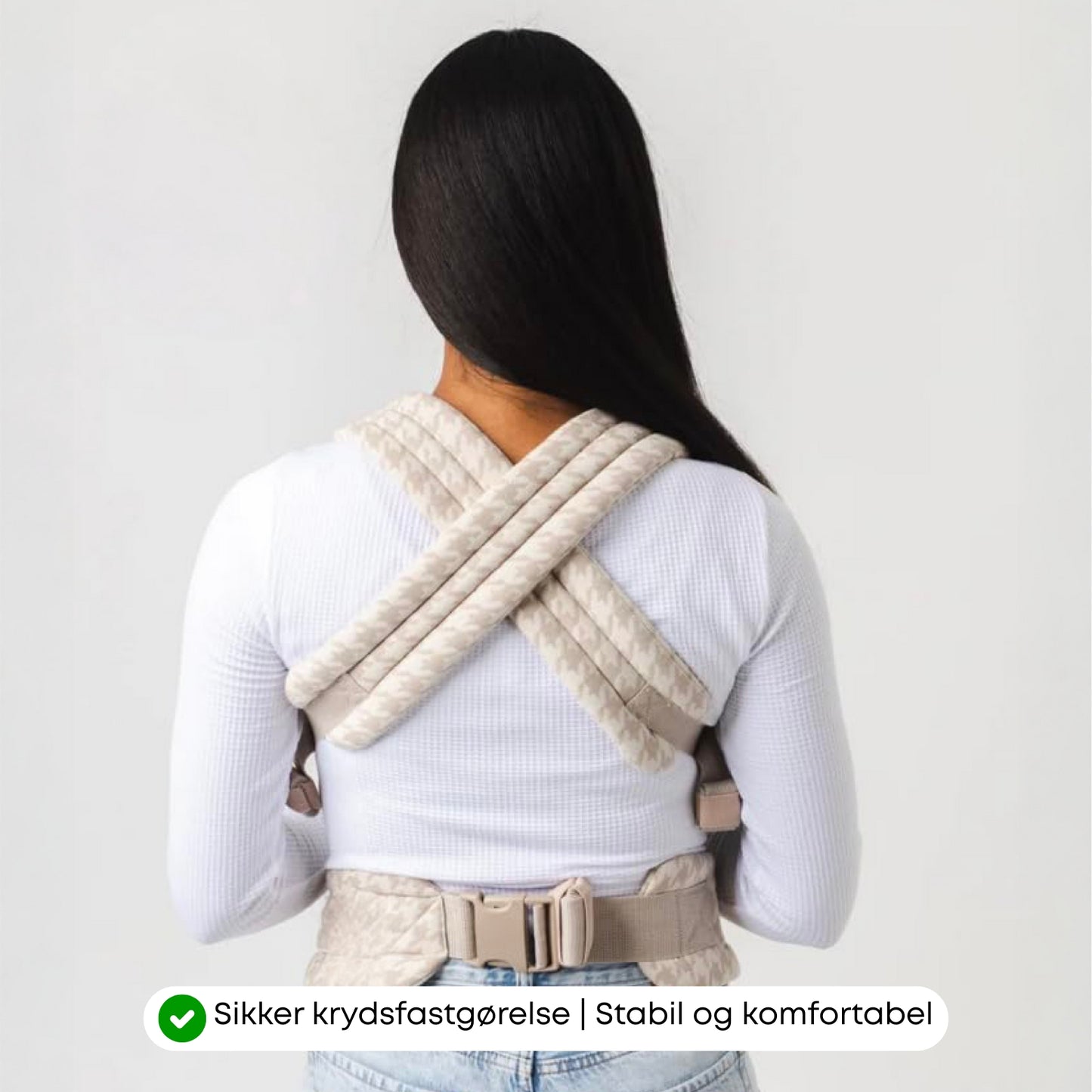 Premium bæresele til babyer | Økologisk beige