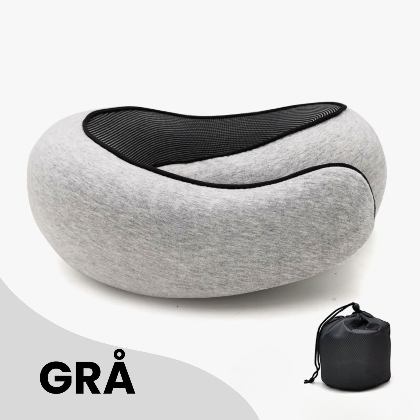 FlyPillow™ – Ergonomisk nakkepude med 360° støtte til nakke, hage & hoved